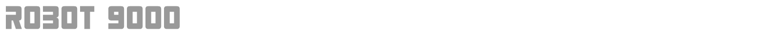 Robot 9000 font preview